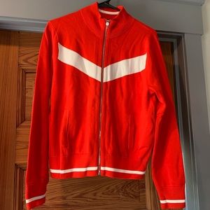 Banana Republic Chevron Track Jacket Sweater